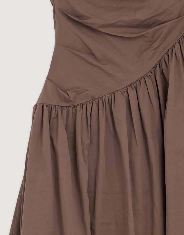 Revibe - Repaired AERE Kiera Strapless Midi Dress - AU 10