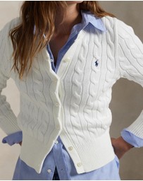 Polo Ralph Lauren - Cable-Knit Cotton Crewneck Cardigan