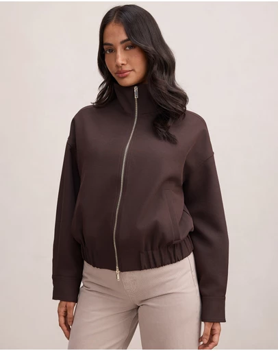 Forever New - Jenna Twill Funnel Neck Jacket