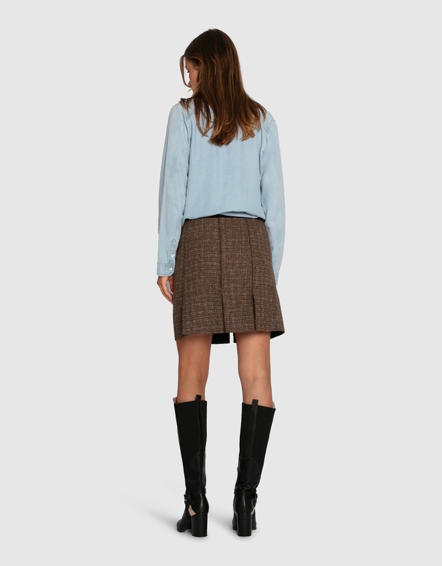 Belle & Bloom - Set Me Free Tweed Skirt