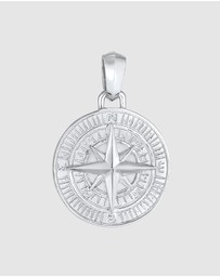 Kuzzoi - ICONIC EXCLUSIVE - Pendants Compass Solid in 925 Sterling Silver