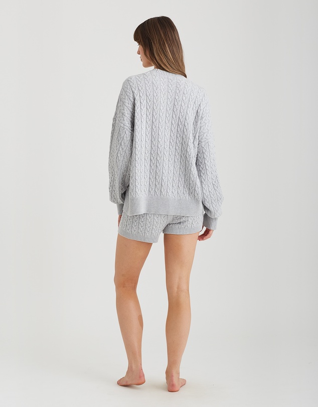 Papinelle - Cosy Cable Cotton Cashmere Short