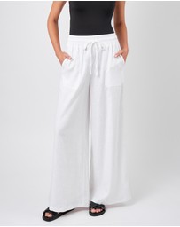 UNE PIECE - Linen Palazzo Pants