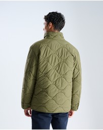 3 Wise Men - 3 Wise Men Quilted Jacket Forest