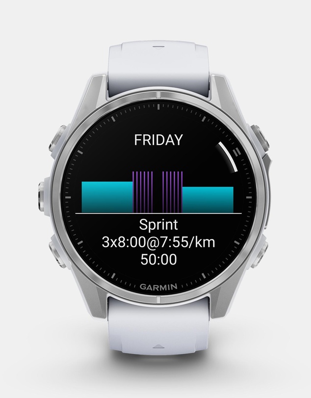 Garmin - fenix 8, 43mm, AMOLED, Glass