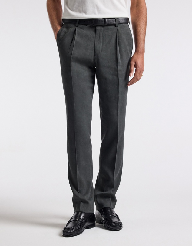 Calibre - Stretch Linen Blend Suit Pants Moss