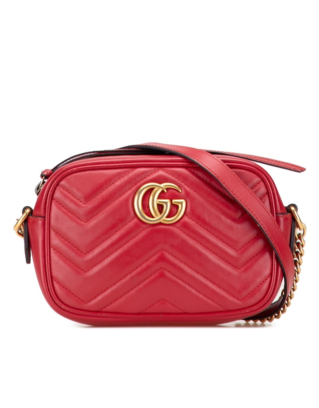 Pre-Loved by Azura Reborn - Pre-Loved Mini GG Marmont Matelasse Leather Crossbody