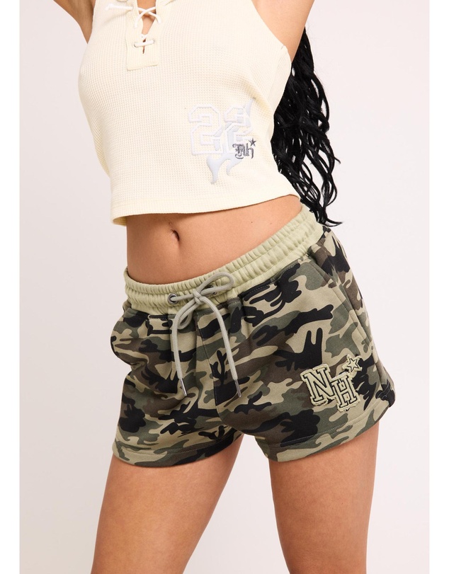 Neon Hart - Fleece Camo Shorts