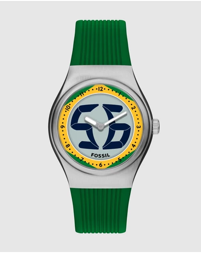 Fossil - Archival Big Tic Green Analogue-Digital Watch