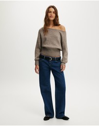 Cotton On - Softest Luxe Off Shoulder Knit Top
