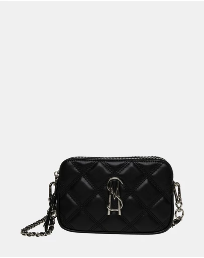 Steve Madden - BMarvis Black Silver Handbag