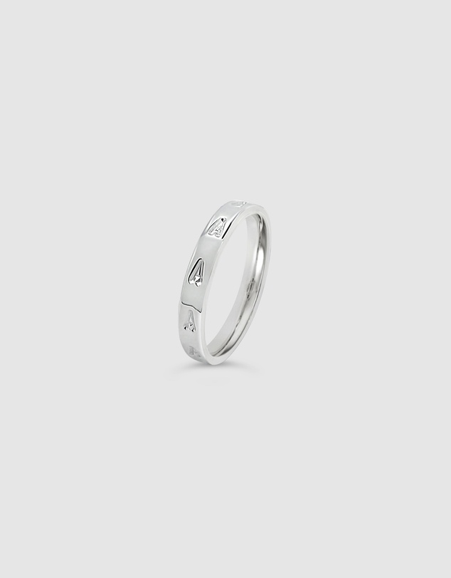Ichu - Personalised Letter A Ring