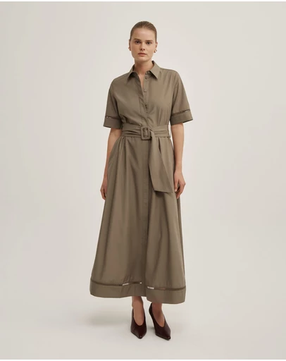 Witchery - Trim Detail Shirt Dress
