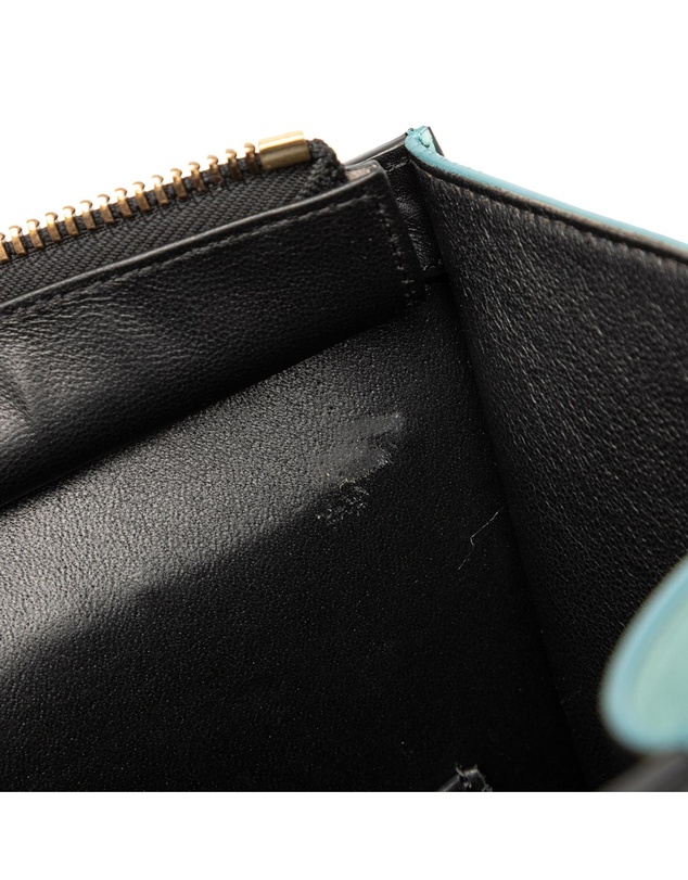 Pre-Loved by Azura Reborn - Pre-Loved Micro Tricolor Leather Luggage Tote