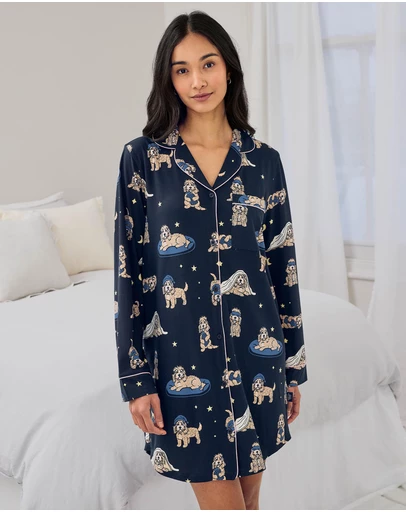 Chelsea Peers - Sleepy Dog Classic Night Shirt