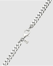 Kuzzoi - ICONIC EXCLUSIVE - Necklace Male Curb Chain 925 Sterling Silver