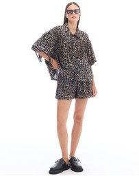 THE TALES - Ibiza Animal Fringed Shirt