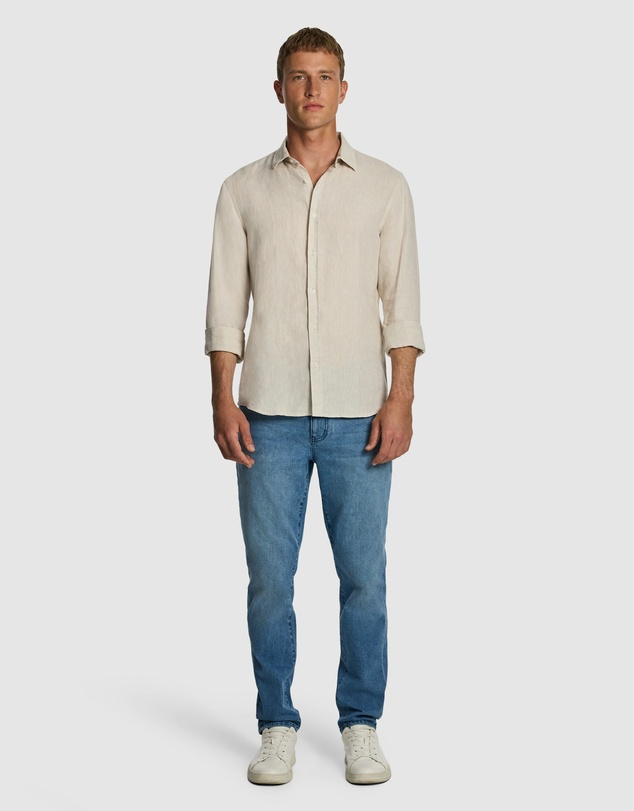 yd. - West Hampton Pure Linen Shirt
