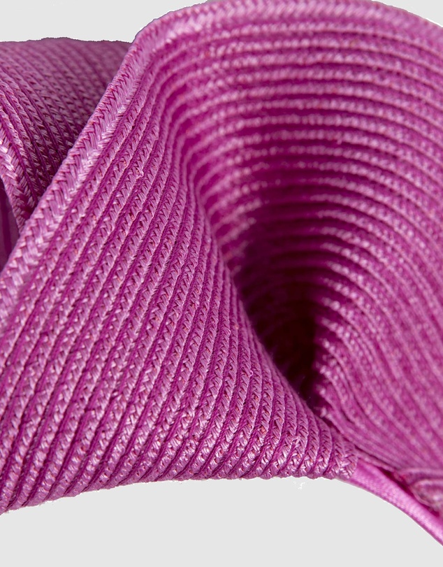 Max Alexander - Large Wavy Fuchsia Racing Fascinator