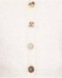 Petal & Pup - Jintie Vintage Button Cardigan - Cream