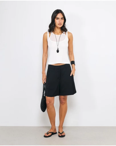 AERE - Eloise Summer Suiting Shorts