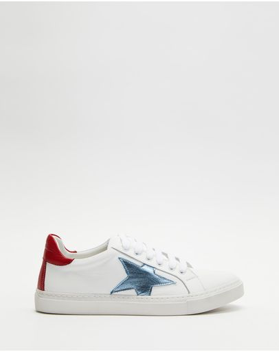 White & Blue Multi