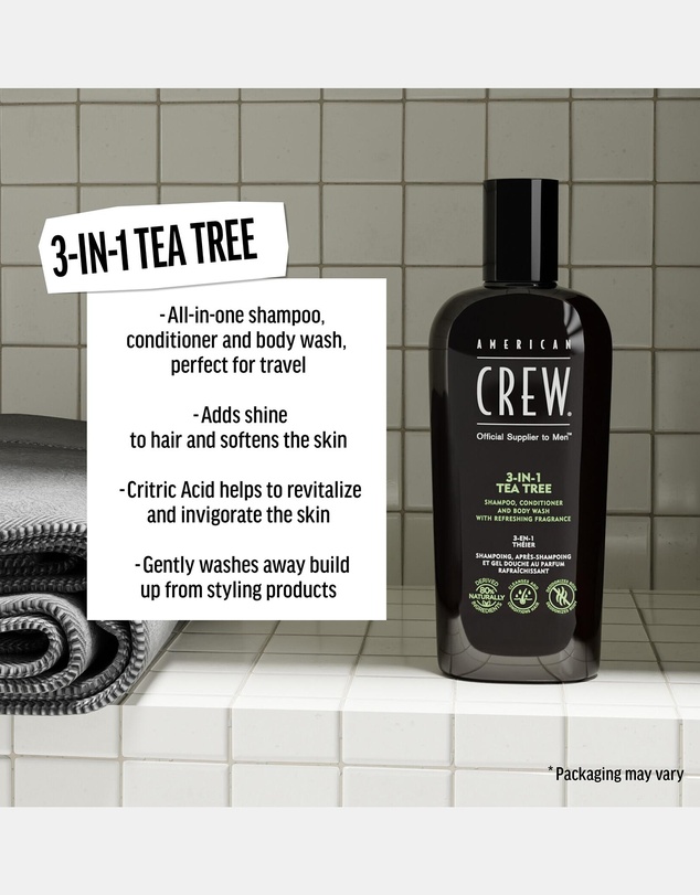 American Crew - Crew 3-In-1 Tea Tree