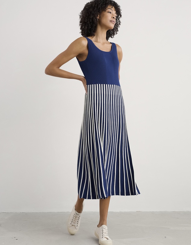 Seasalt - Seasalt Cornwall Expression Yacht Chalk Sunlight Dress