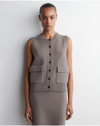COS - Merino Wool Buttoned Vest