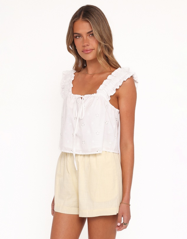 Petal & Pup - Marnie Top - White