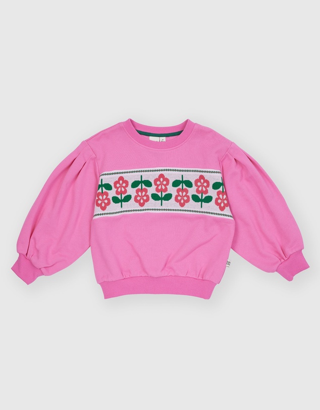 Goldie + Ace - Flower Garden Sweater - Babies-Kids