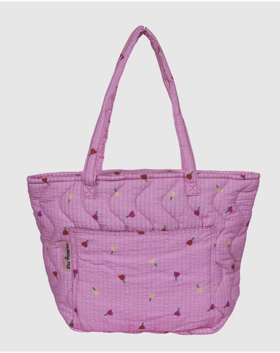 Mosey Me - Forget Me Not Quilted Bag in Peony