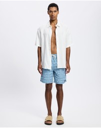 Scotch & Soda - Printed Longer-Length Swim Shorts