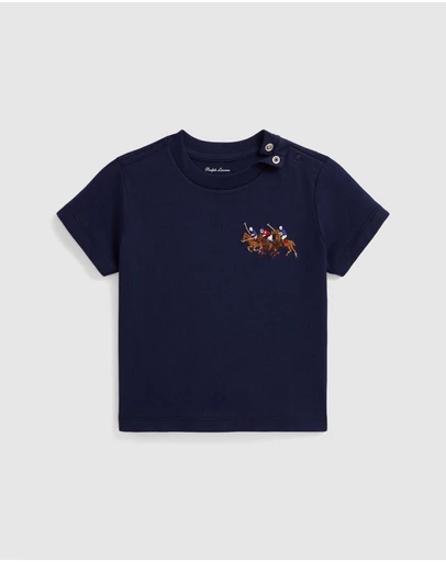 Polo Ralph Lauren - Triple-Pony Cotton Jersey Tee - Babies