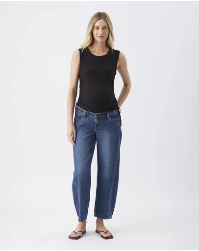 Ripe Maternity - Lex Barrel leg Jean