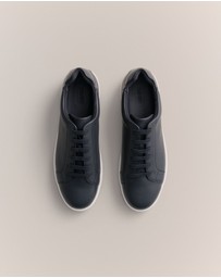 Trenery - Woodhead Leather Sneaker in Navy