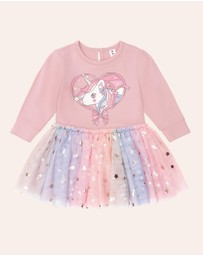 Huxbaby - Whimsical Unicorn Tulle Ballet Dress - Babies-Kids
