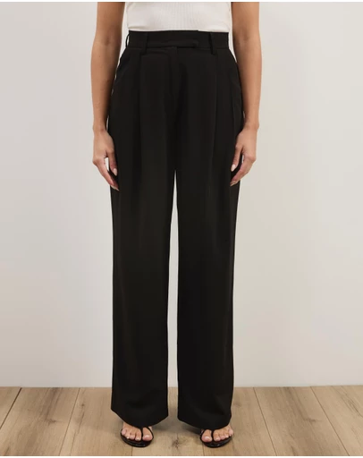 Atmos&Here - Ellie Pleated Wide Leg Pants