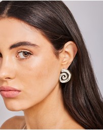Zoe Olivia - Waterproof Spiral Stud Earring