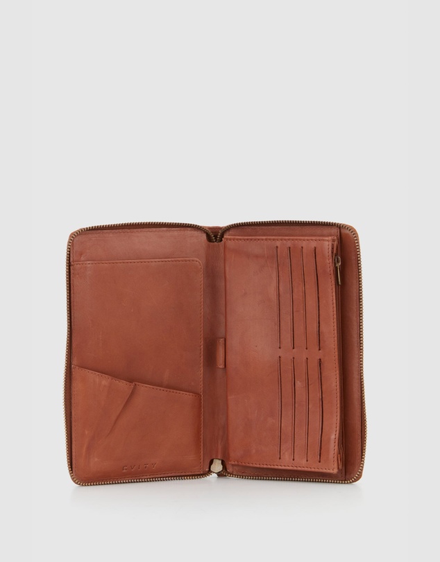 Evity - RFID Payton Leather Travel Wallet