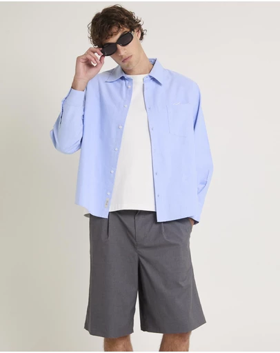 Arvust - Script Oxford Long Sleeve Shirt