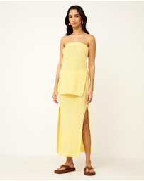 Dazie - St Tropez Knit Midi Skirt
