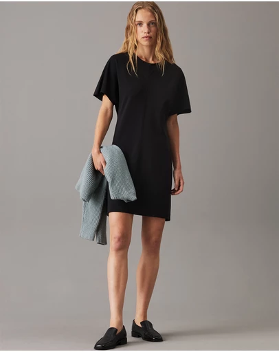 Calvin Klein - Tailored Viscose Shift Dress