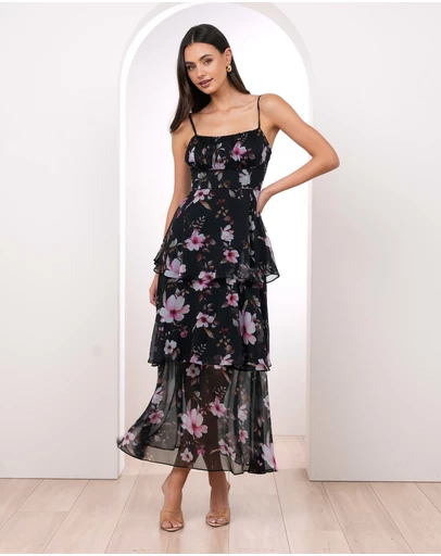Pilgrim - Willow Tiered Midi Dress