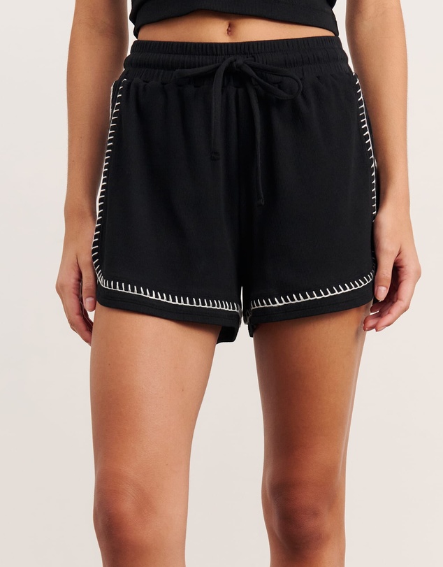 Jag - Celina Blanket Stitch Short