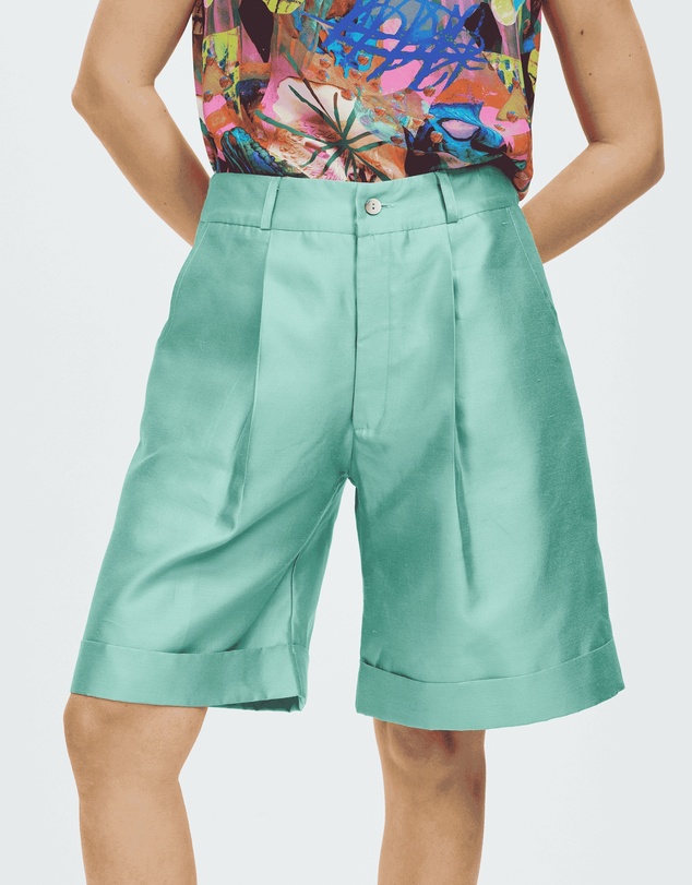 The Social Outfit - Han Tailored Shorts - Opal