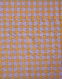 Mosey Me - Kumquat Bloom Seersucker Flat Sheet