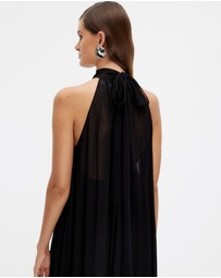 Revibe - Repaired Minima Esenciales Reese Tie Back Maxi Dress - AU 8