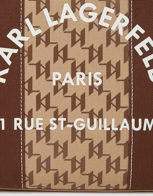 Karl Lagerfeld - K/Rue St-Guillaume Square Monogram Medium Tote Bag