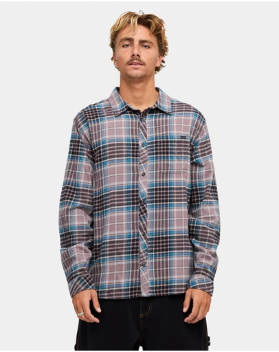 Billabong - Mens Coastline Long Sleeve Flannel Shirt